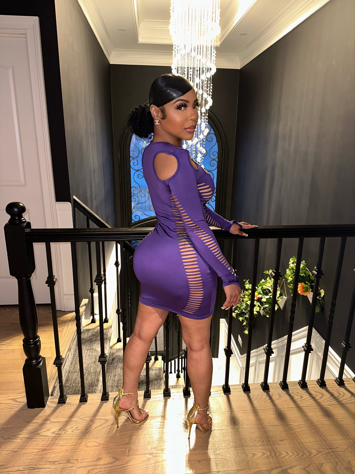 “Demon time” dress(Purple)