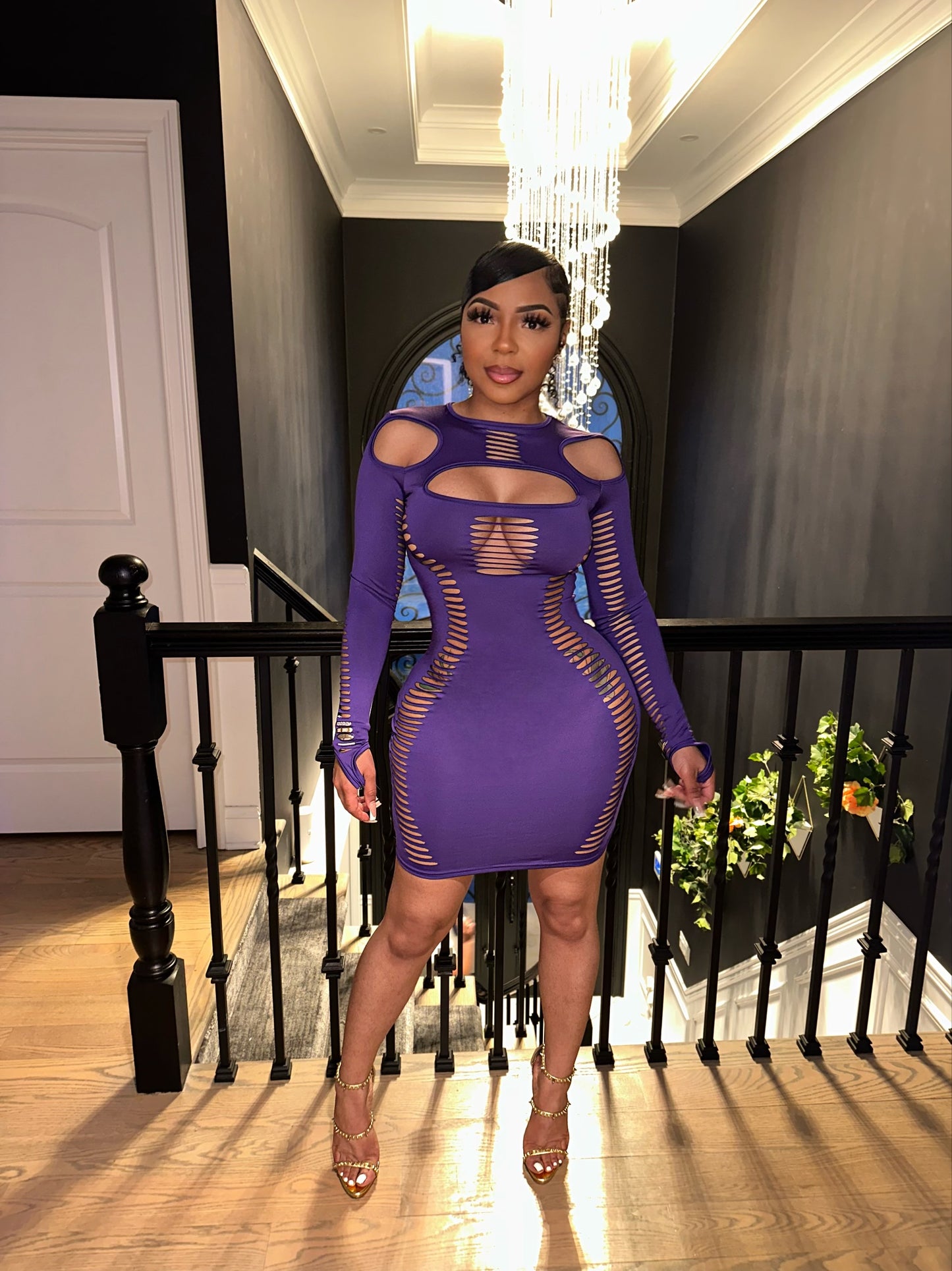 “Demon time” dress(Purple)