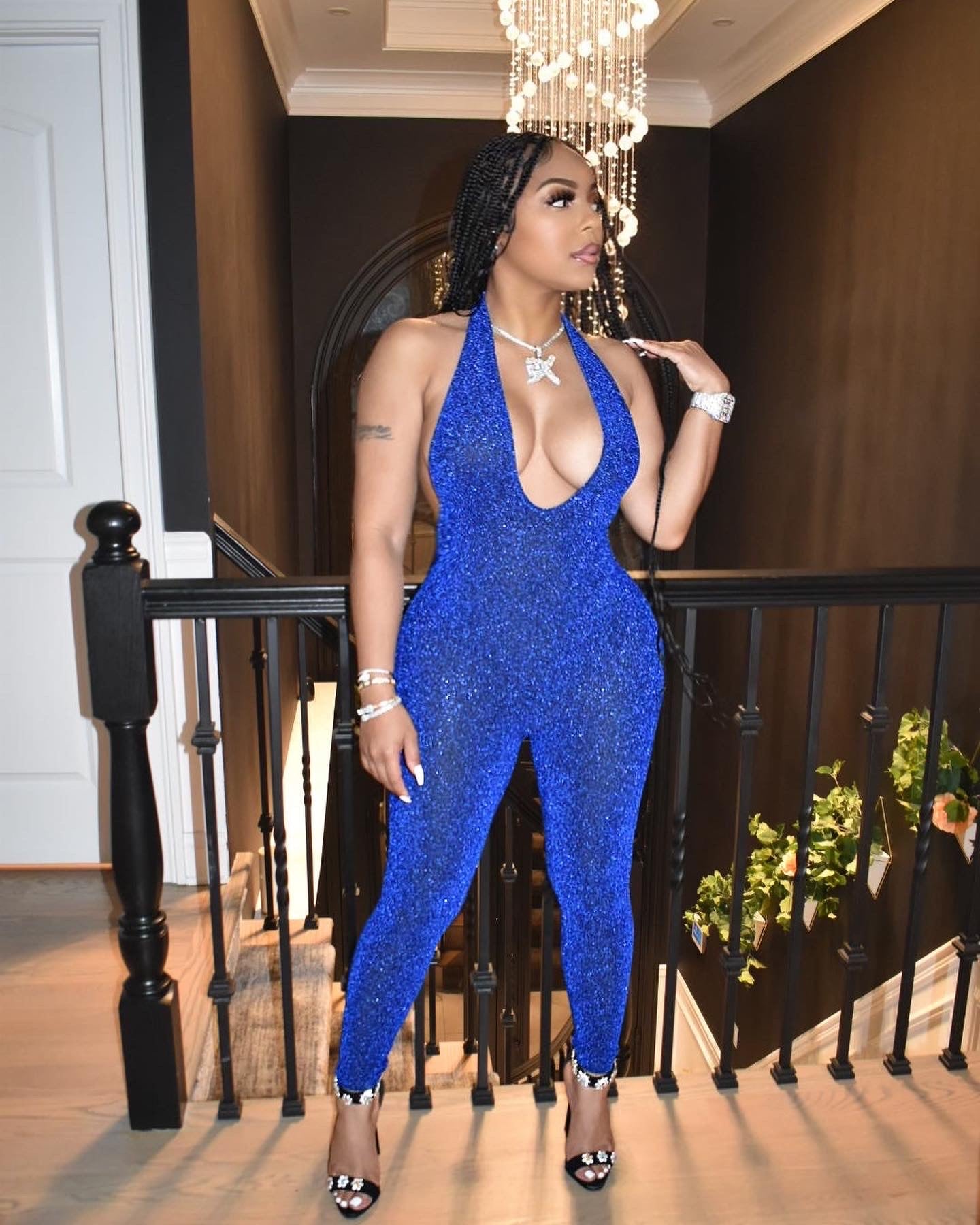 “Fairy Dust” (Blue) Jumpsuit